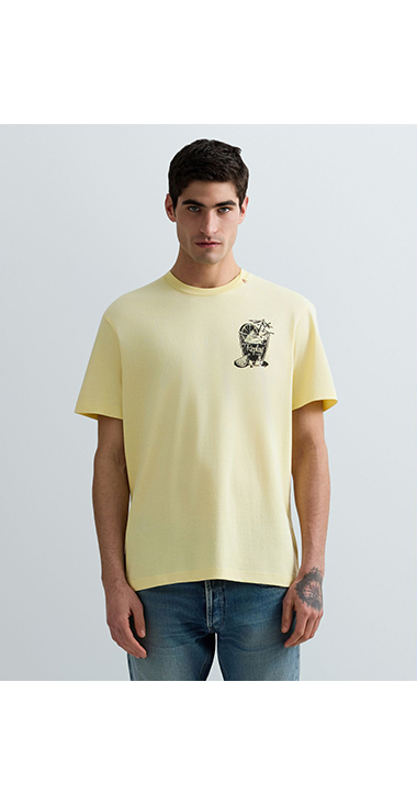ベーシックジャージーカクテルプリント Tシャツ 詳細画像